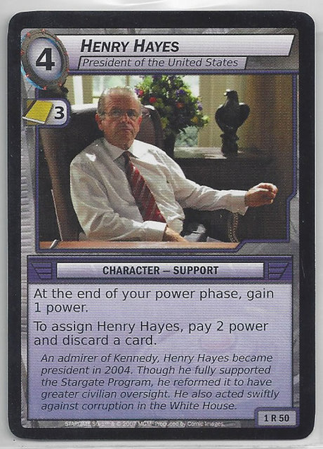Henry Hayes, President of the United States